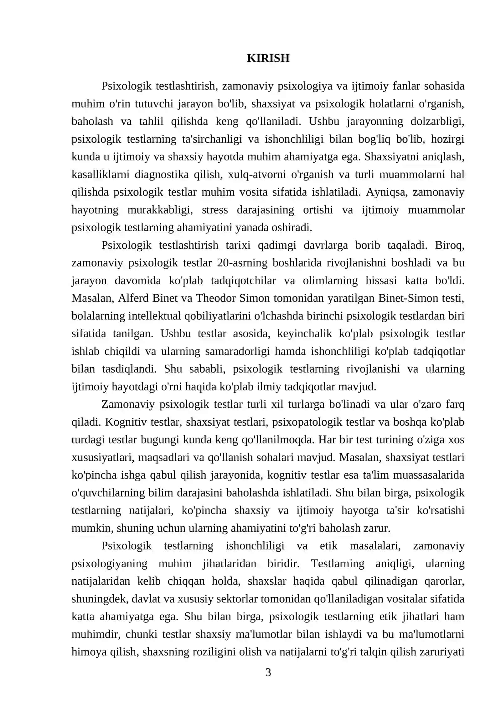 Psixologik testlashtirishning zamonaviy holatlari 3