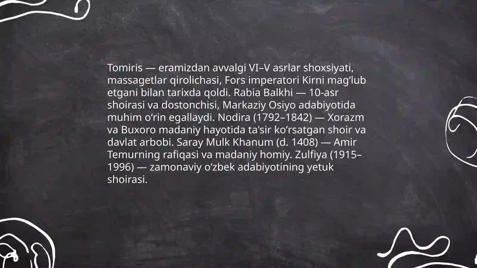 Tarixda iz qoldirgan ayollar 3