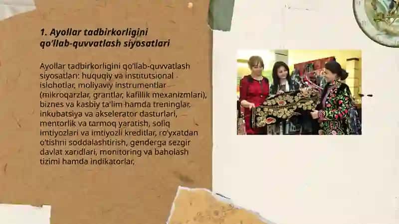 Ayollar va tadbirkorlik 3