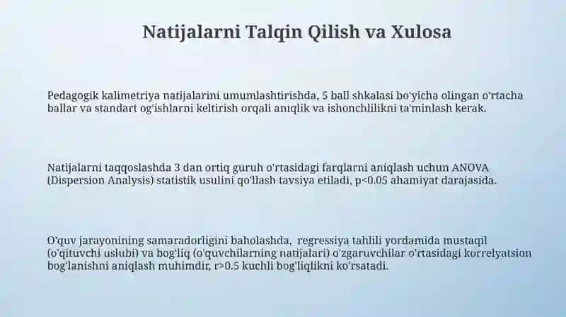 Pedagogik kvalimetriya fanining ilmiy tadqiqot metodlari 3