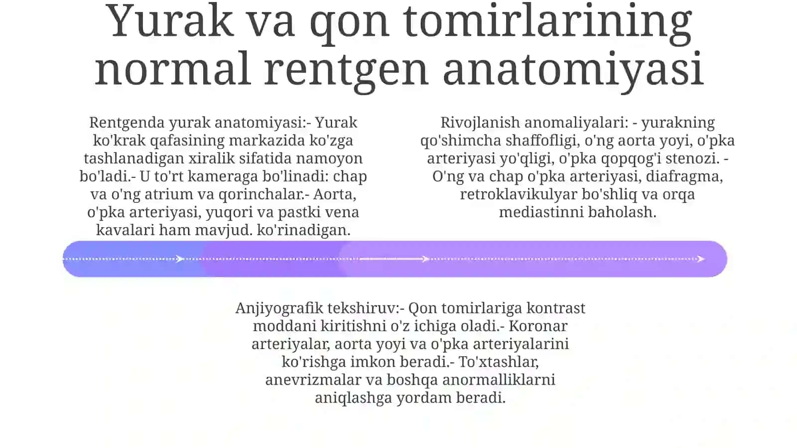Yurakning Rivojlanish Nuqsonlari.Yurak Va Qon TomirlarRentgenanatomiyasi, Angiografiya 3