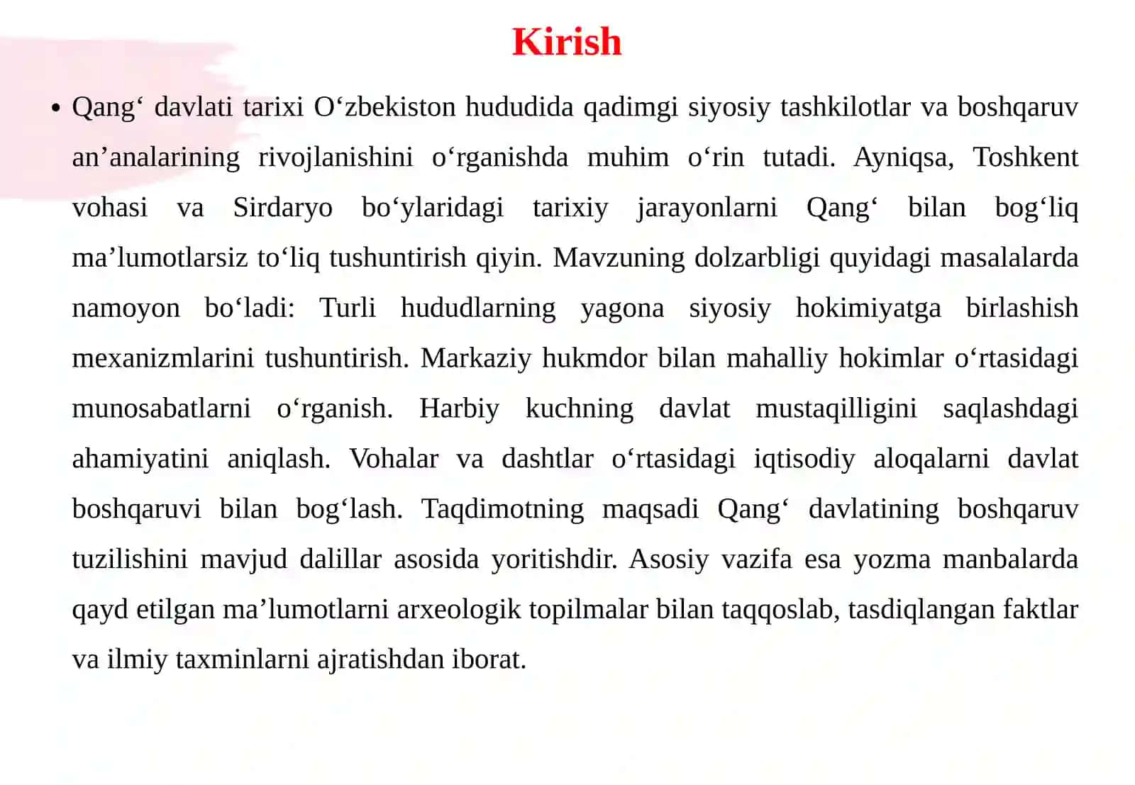 Qang‘ davlati: siyosiy-ma’muriy tuzilishi va davlatchilik xususiyatlari 3
