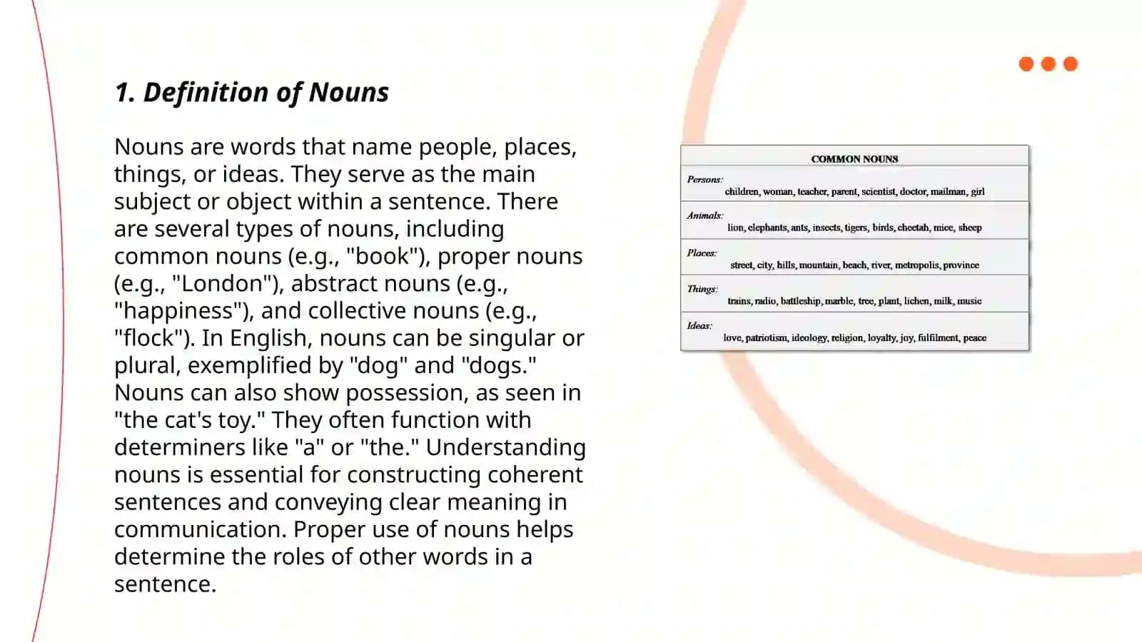 Noun Expansion 3