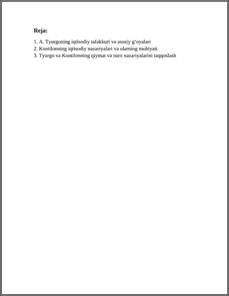 KLASSIK MAKTAB VAKILLARI A TYURGO VA KONTILONLAR QARASHLARI 3