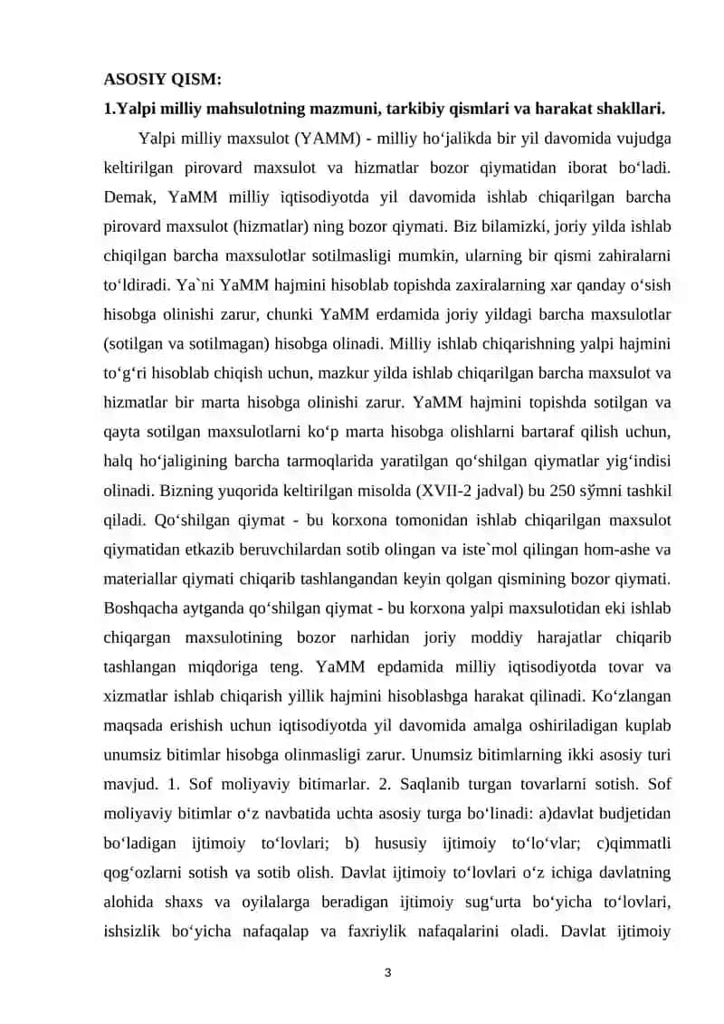 O'ZBEKISTON RESPUBLIKASI IQTISODIY POTENSIAL VA UNING UNSURLARI 3