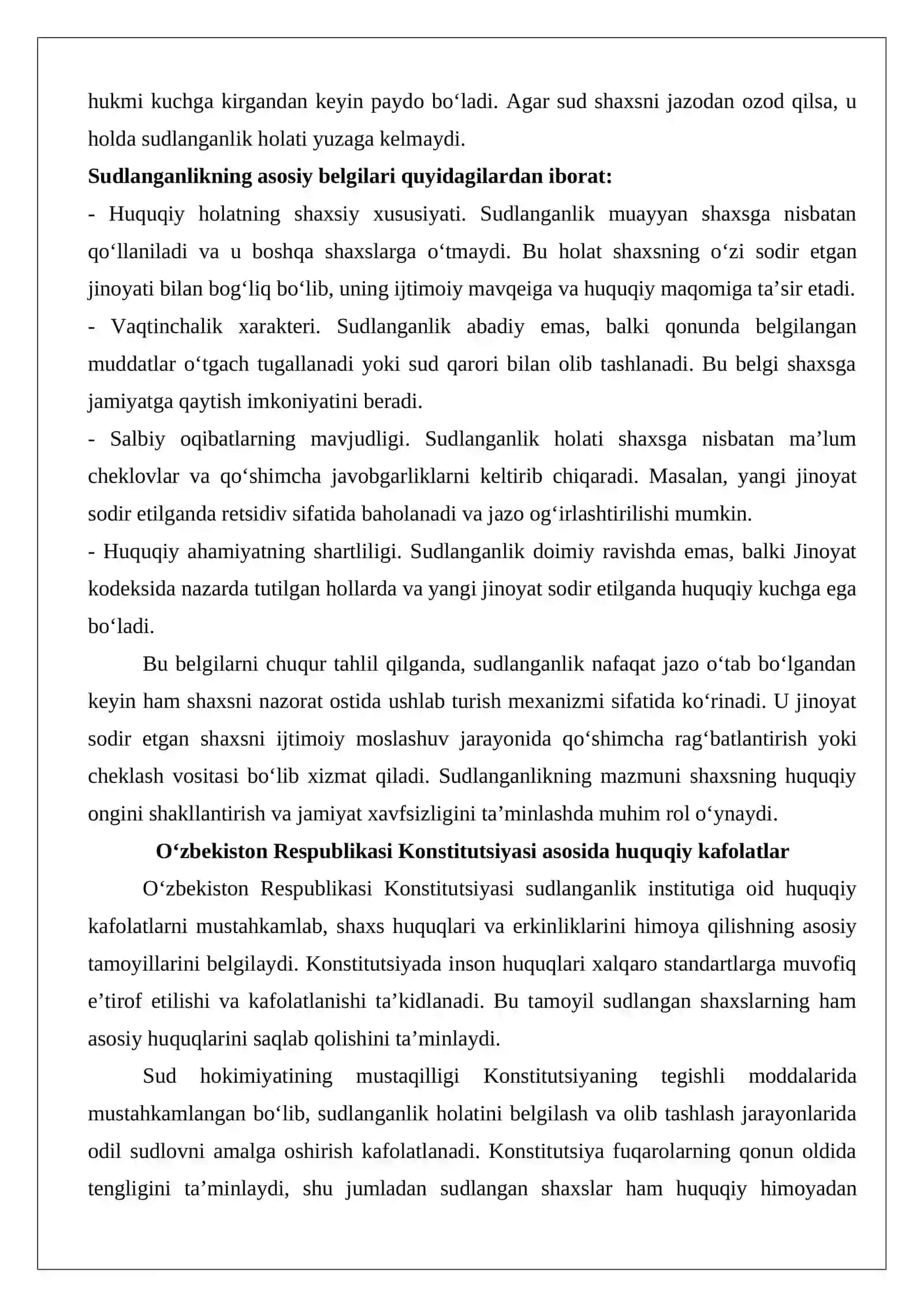 Sudlanganlik tushunchasi va jinoiy-huquqiy ahamiyati 3