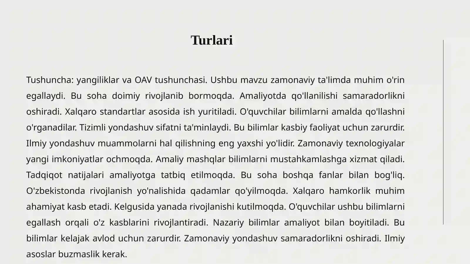 Yangiliklar va OAV 3