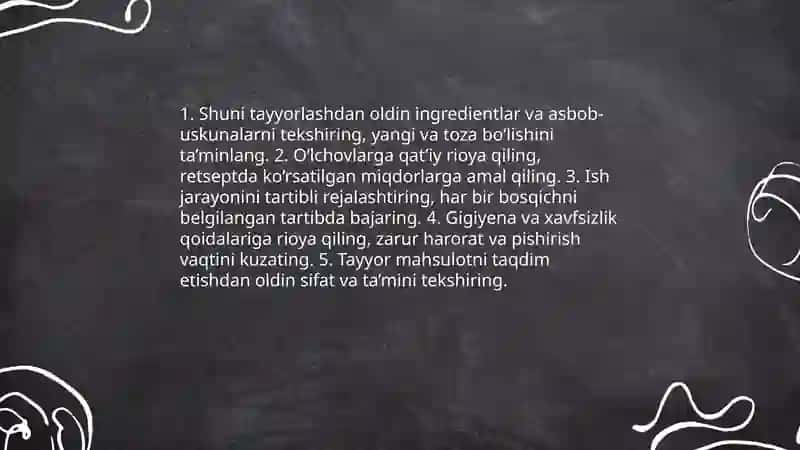 Shuni tayorlab bering 3
