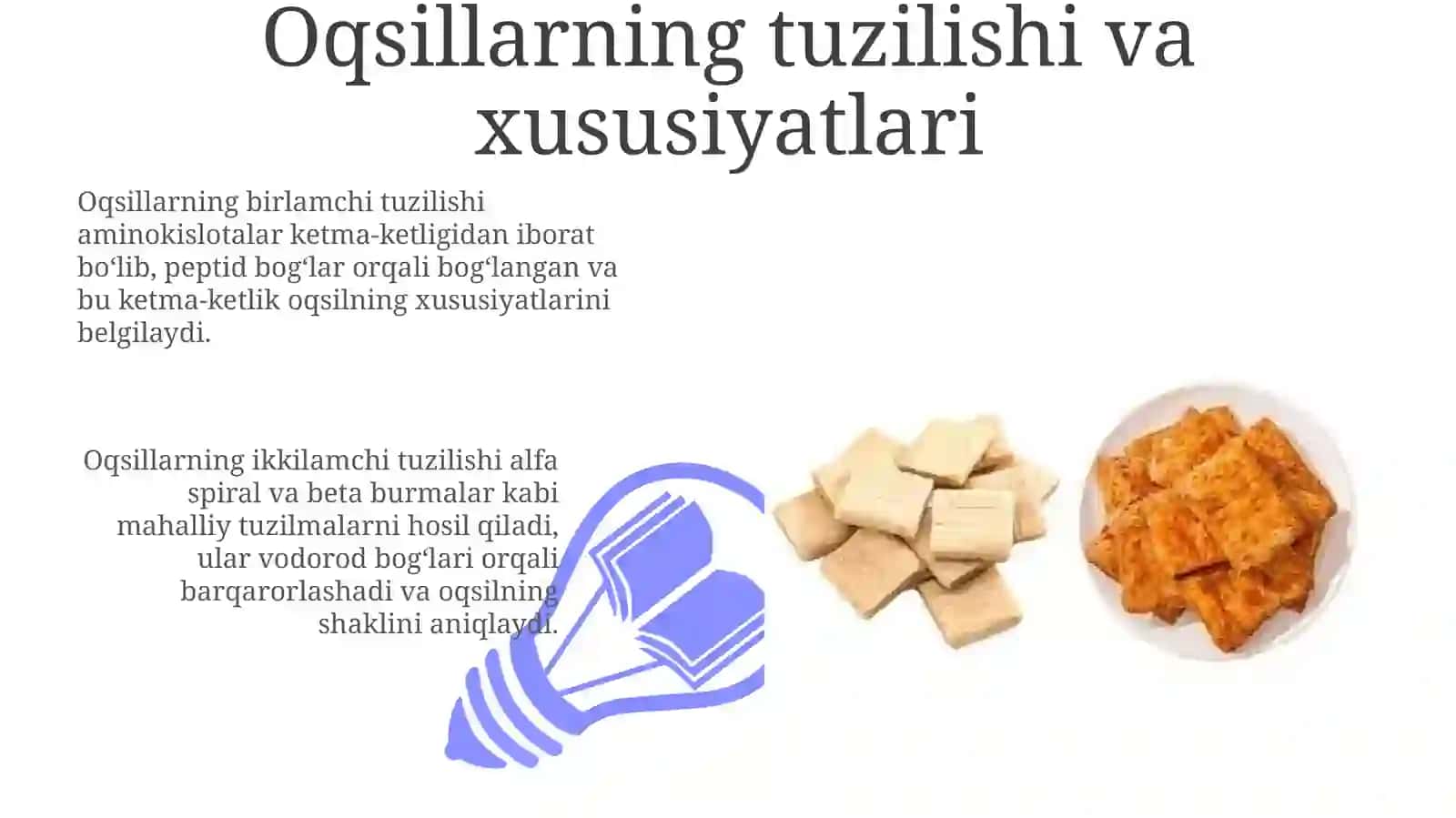 Oziq ovqat xom ashyosi tarkibidagi oqsillar 3