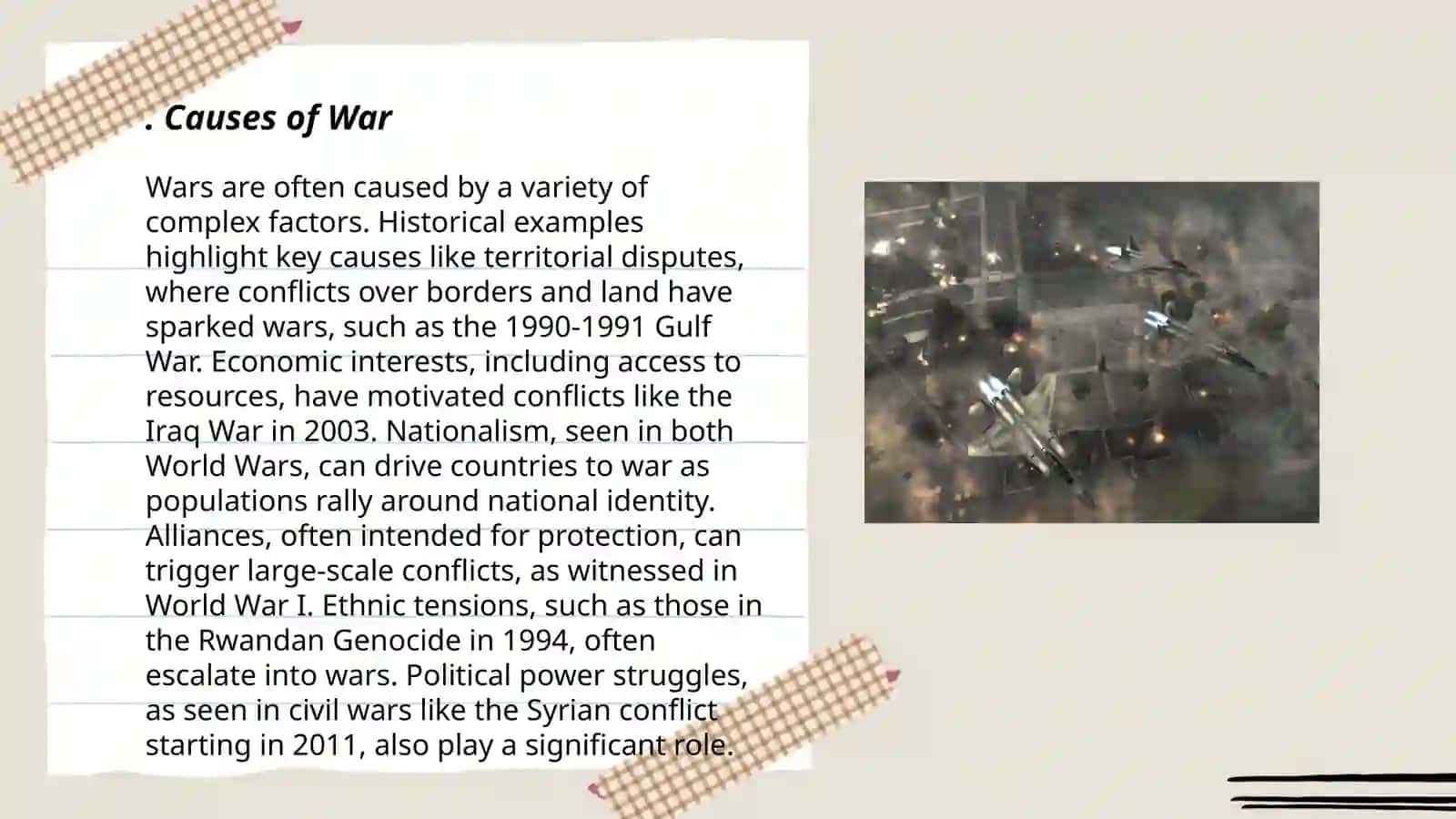 War and Conflict 3