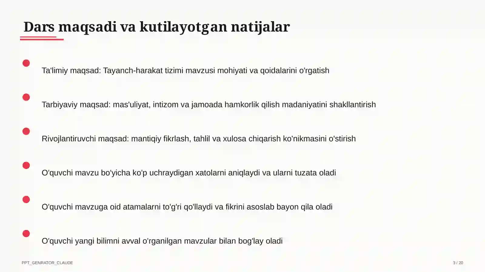 Tayanch-harakat tizimi (8-sinf) 3