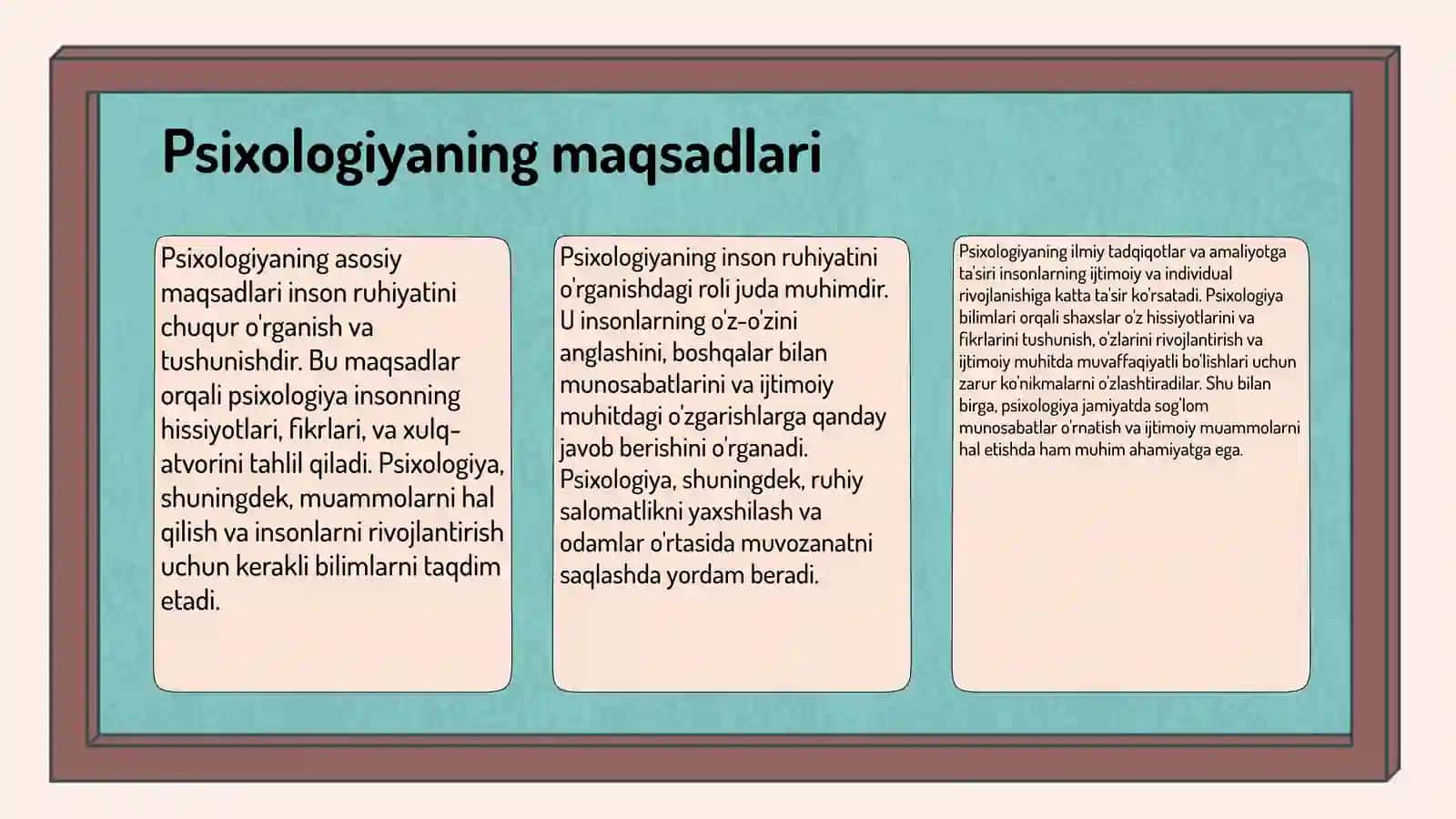 Psixologiya fanining maqsad va vazifalari 3