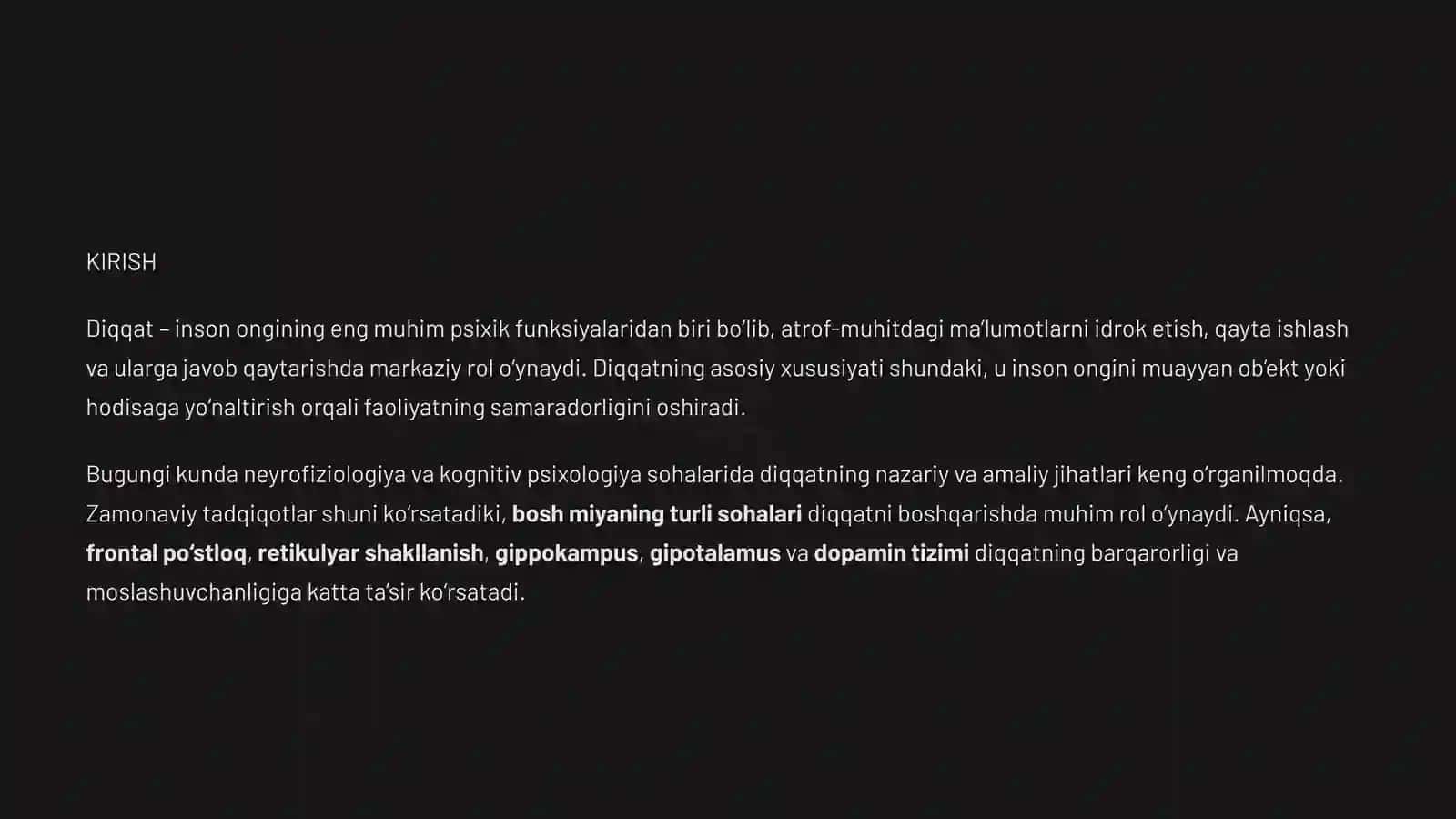 Diqqatning Neyrofiziologik Xususiyatlari va Ontogenezda O'zgarishi 3