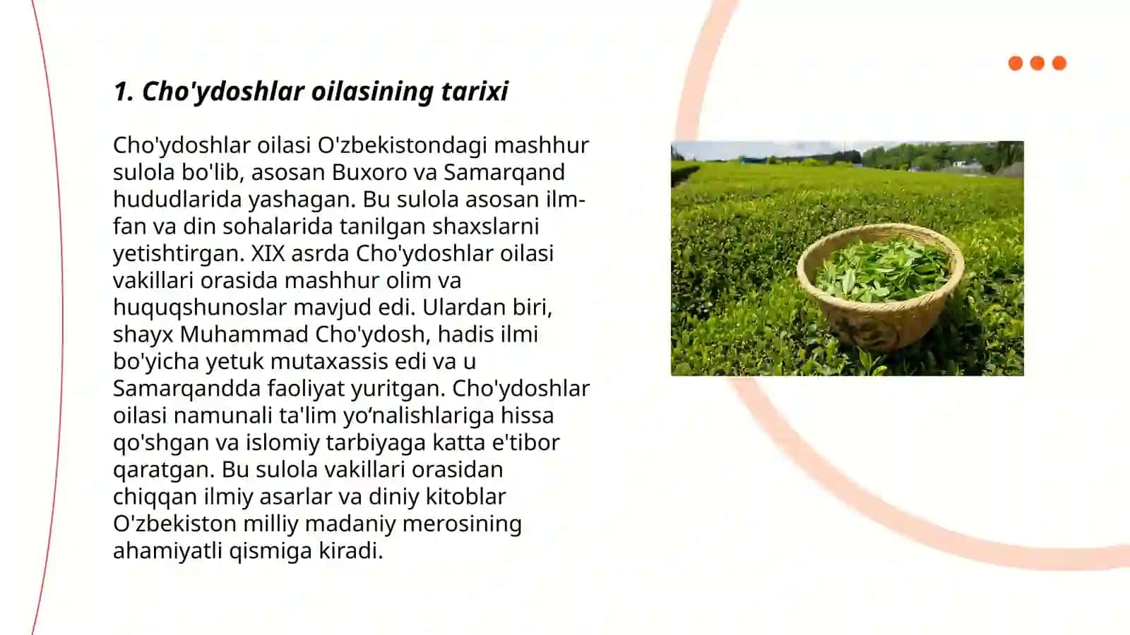 Cho'ydoshlar oilasi 3