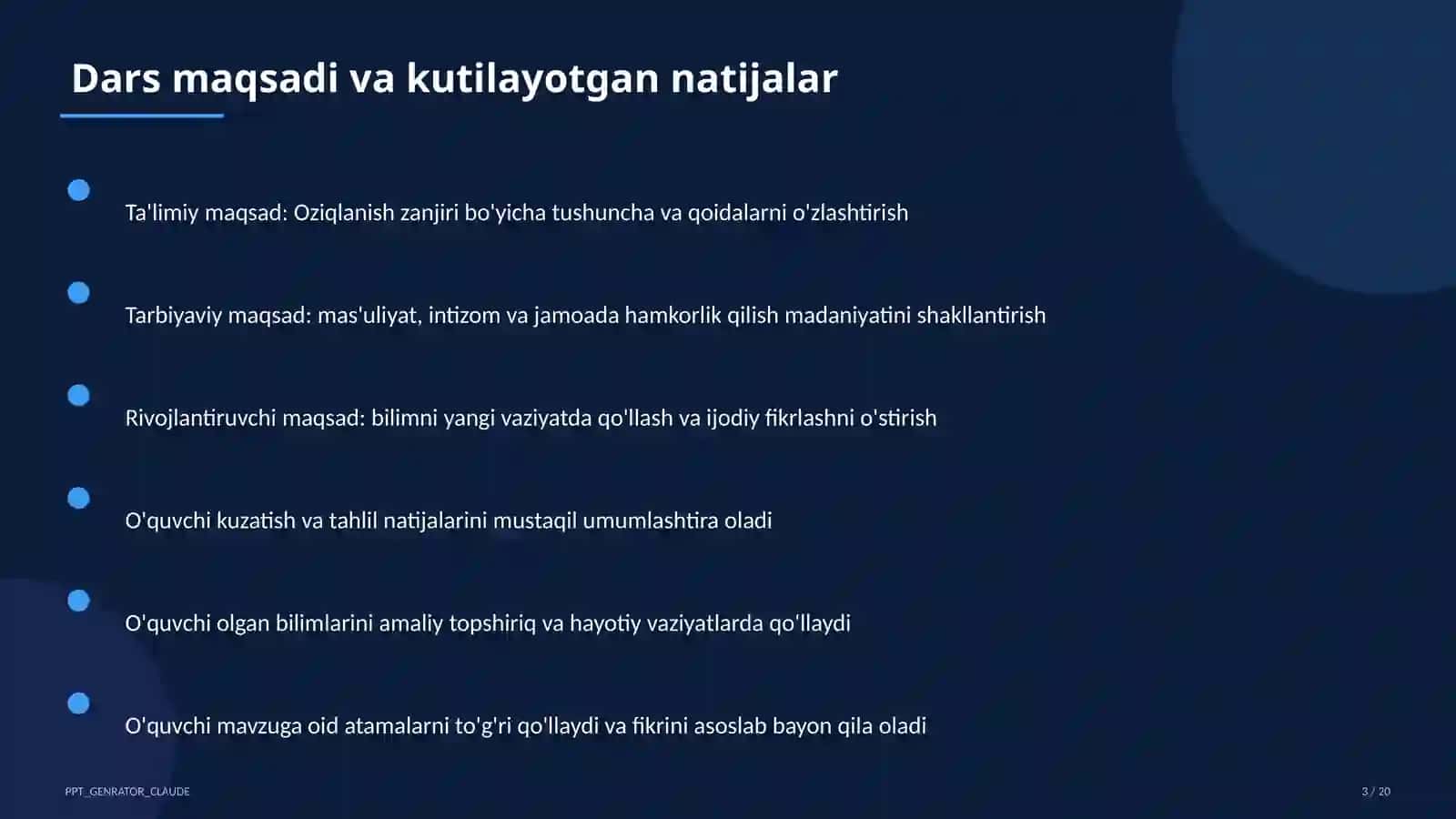 Oziqlanish zanjiri (3-sinf) 3