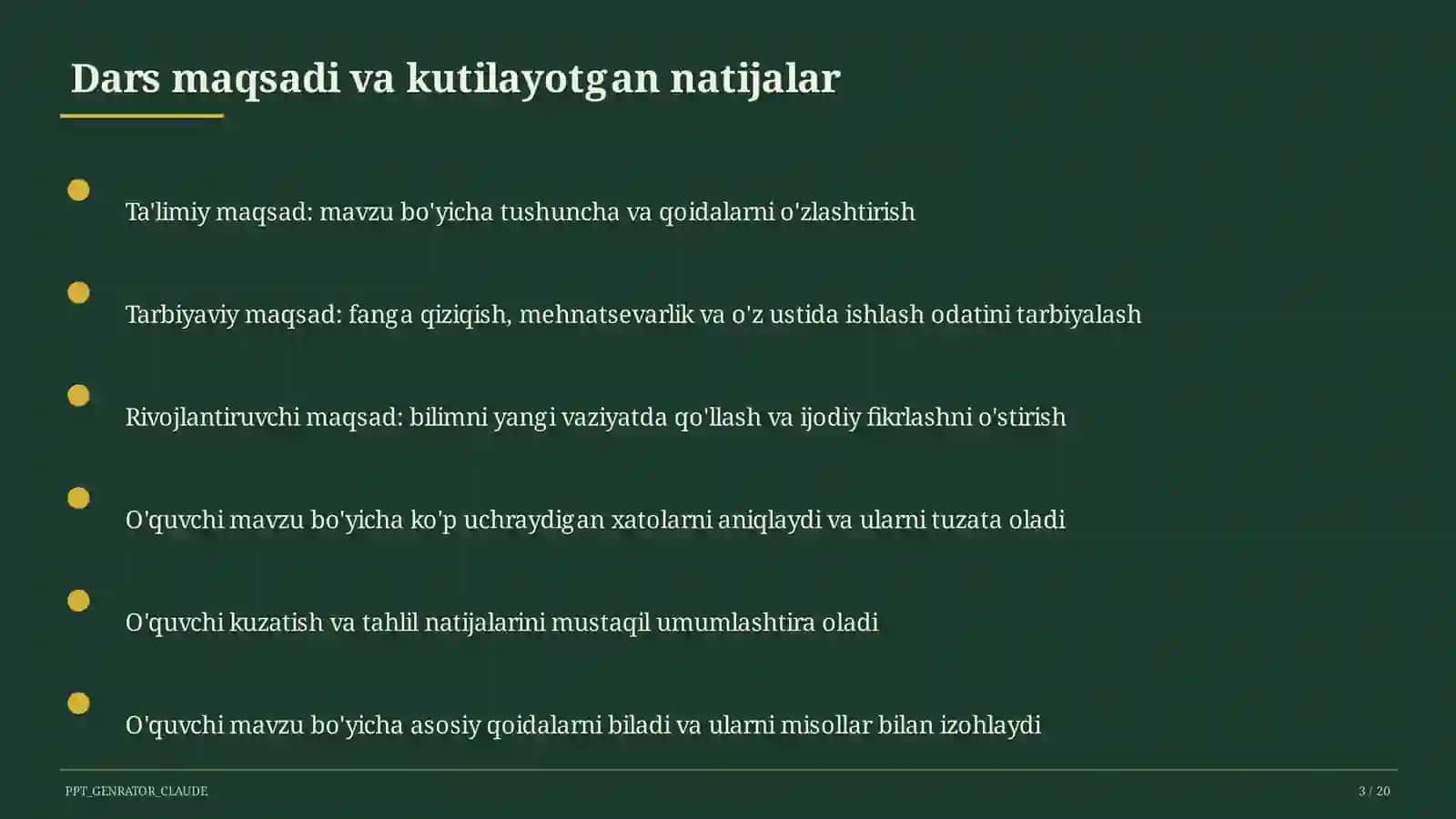 Hosila yordamida funksiyani tekshirish (11-sinf) 3