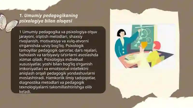 Umumiy pedagogikaning psixologiya bilan aloqasi 3