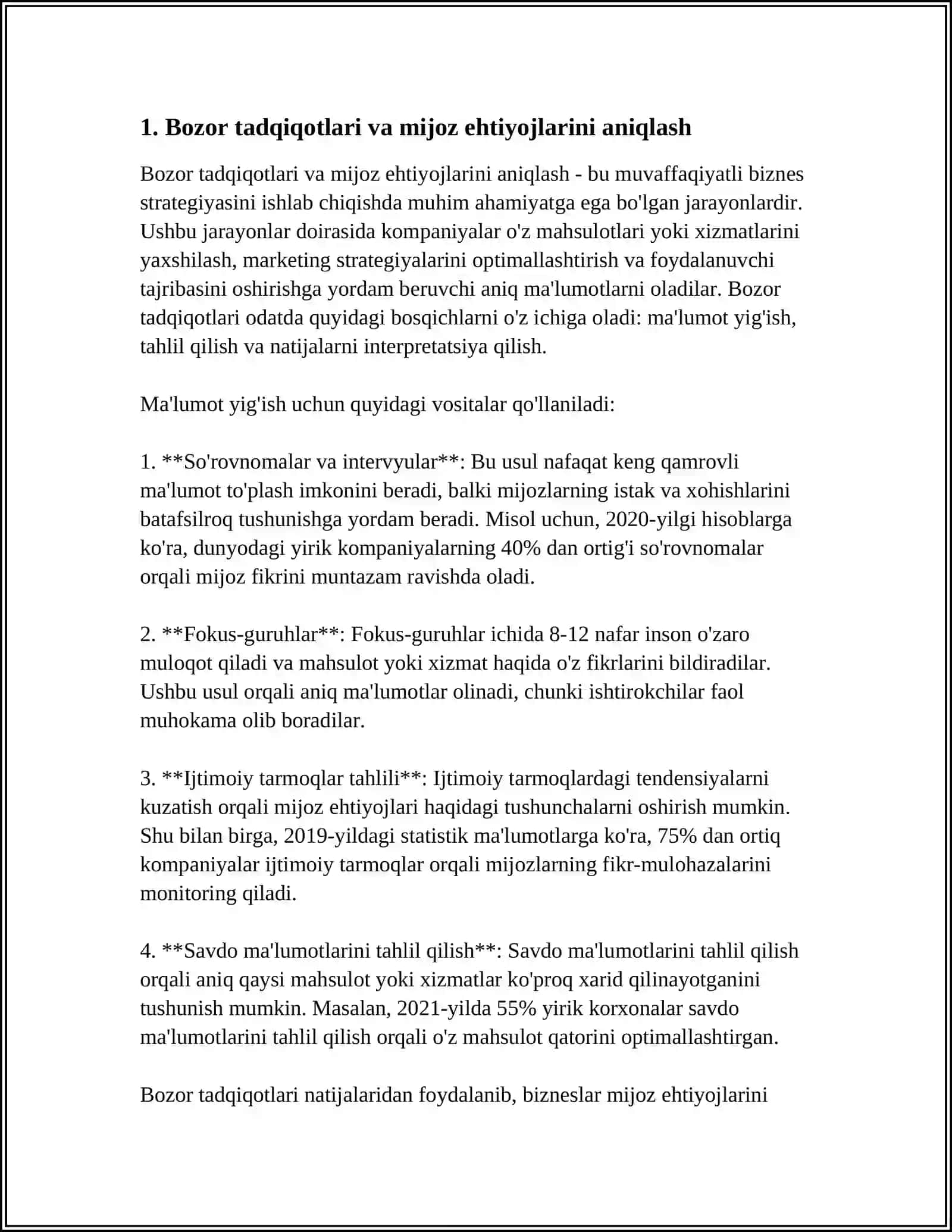 RESTARANDA SOTISH STRATEGIYALARI 3