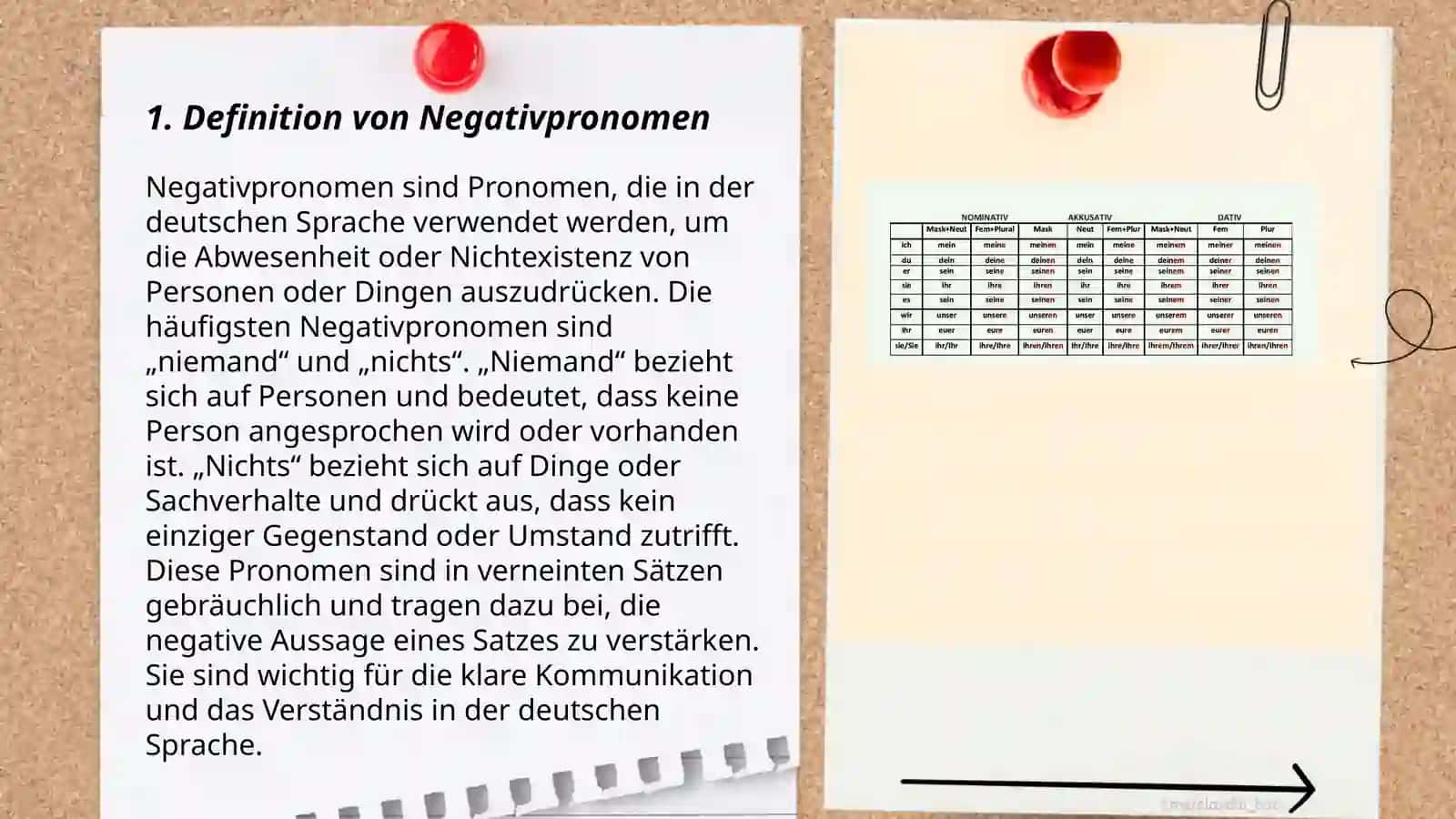 Negativpronomen 3
