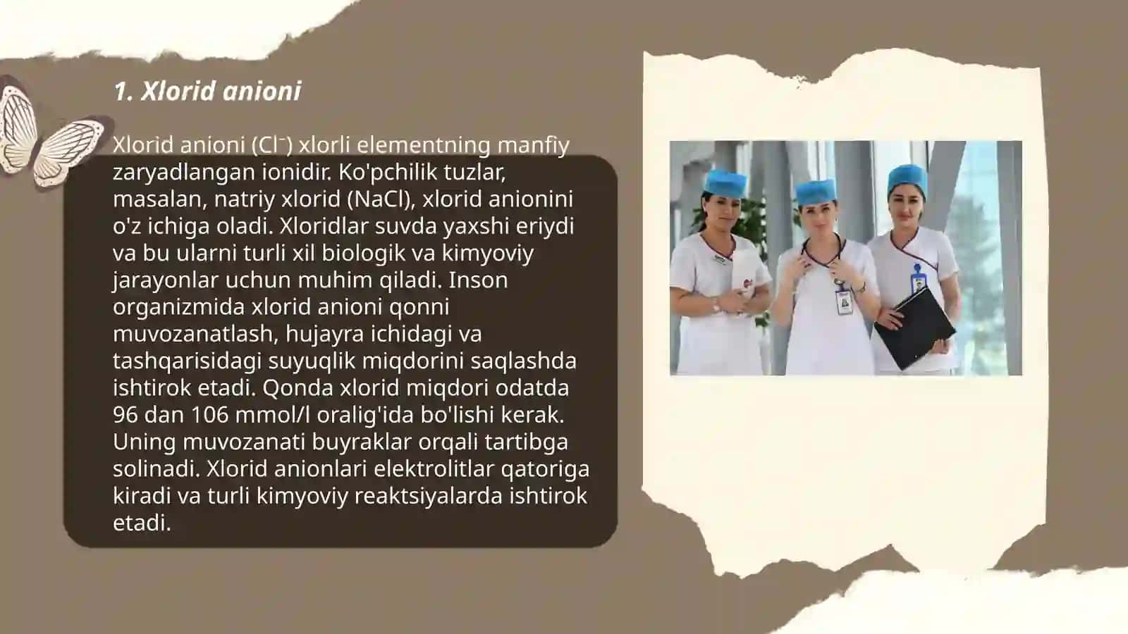 Tibbiy amaliyotda qoʻllanadigan anionlar nomlari 3