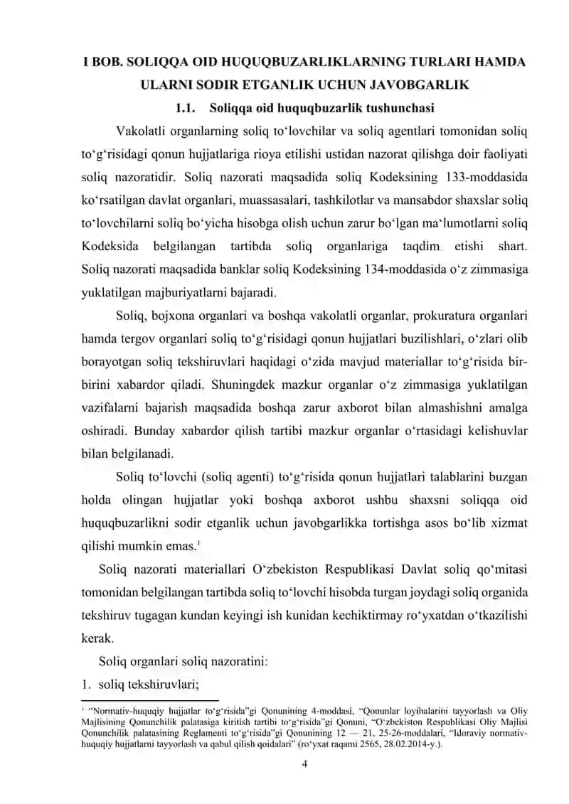 SOLIQQA OID HUQUQBUZARLIKLAR VA ULARNI SODIR ETGANLIK UCHUN JAVOBGARLIK 3