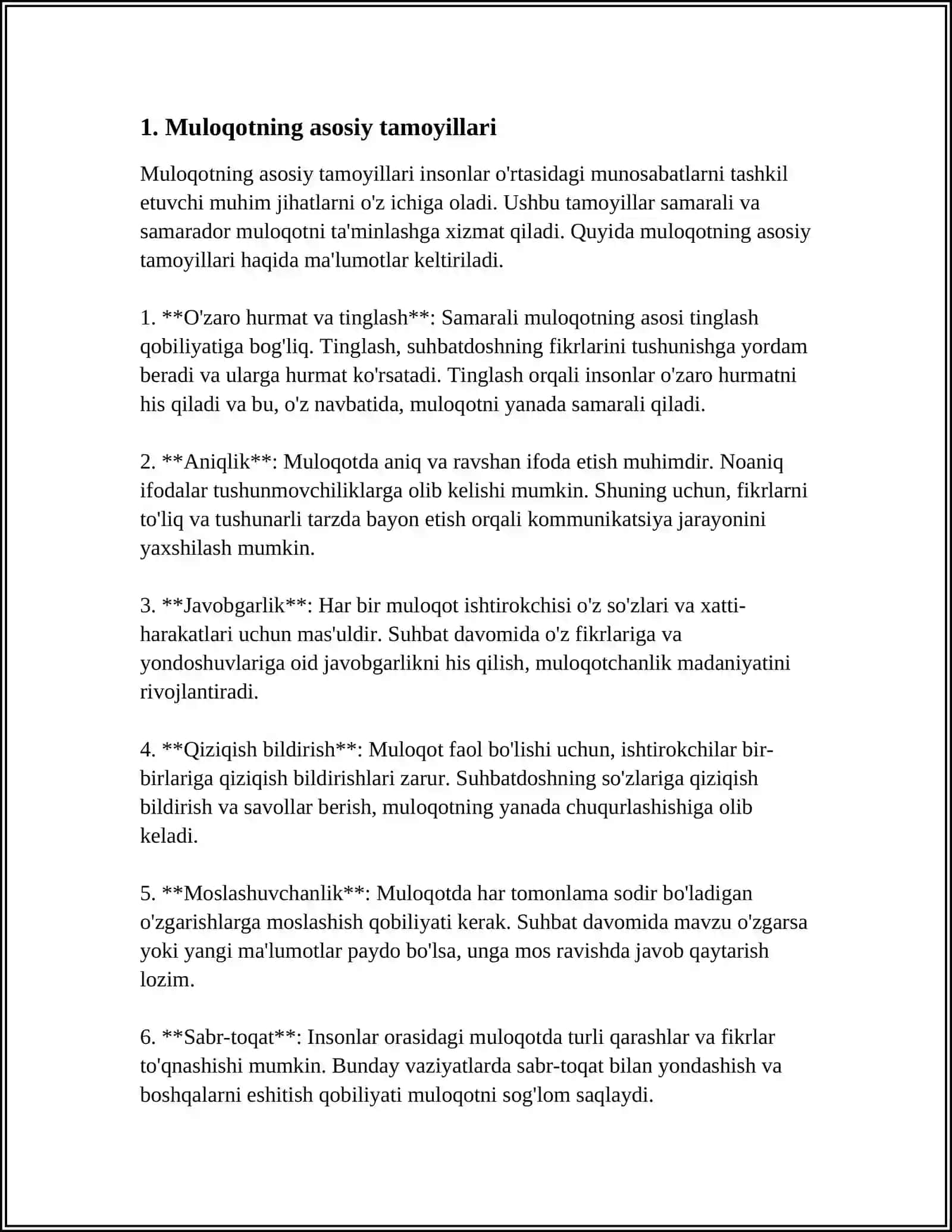 O'ZBEKISTON RESPUBLIKASI OLIY TA’LIM FAN VA INNOVATSIYA VAZIRLIGI MUSTAQIL ISH 3