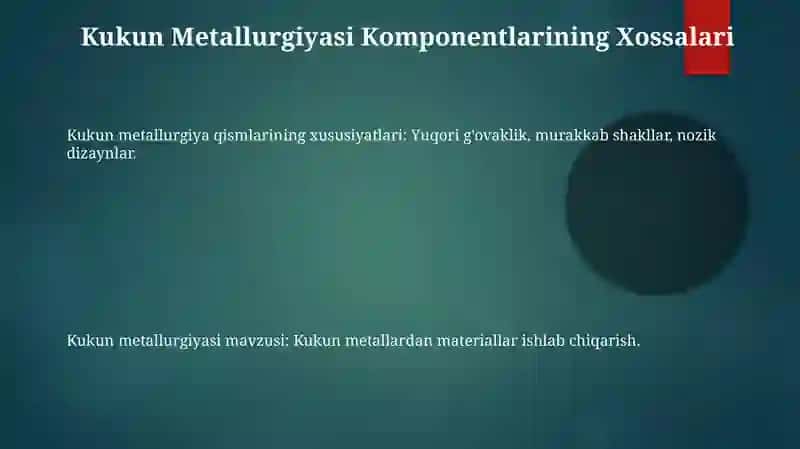 Kukun metallurgiyasi asoslari fanining predmeti va uslublari 3