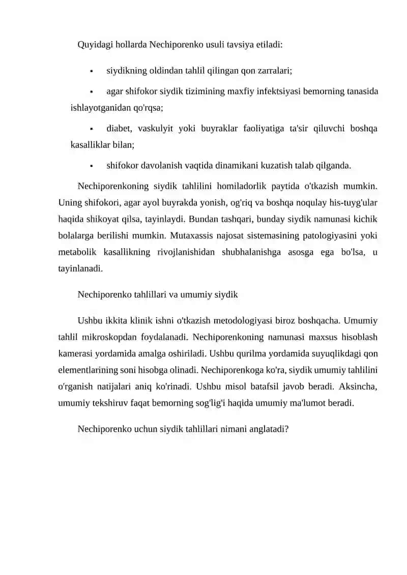 Nechiporenko tahlillari 3