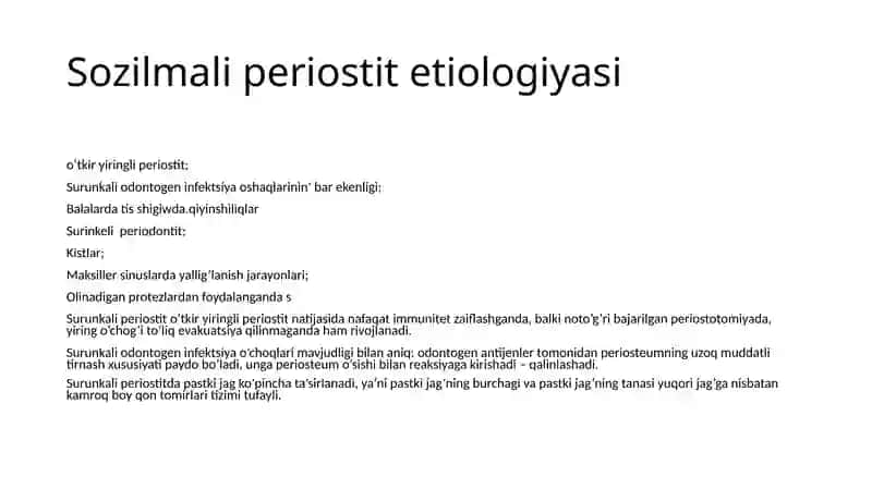 Surunkali Periostit 3