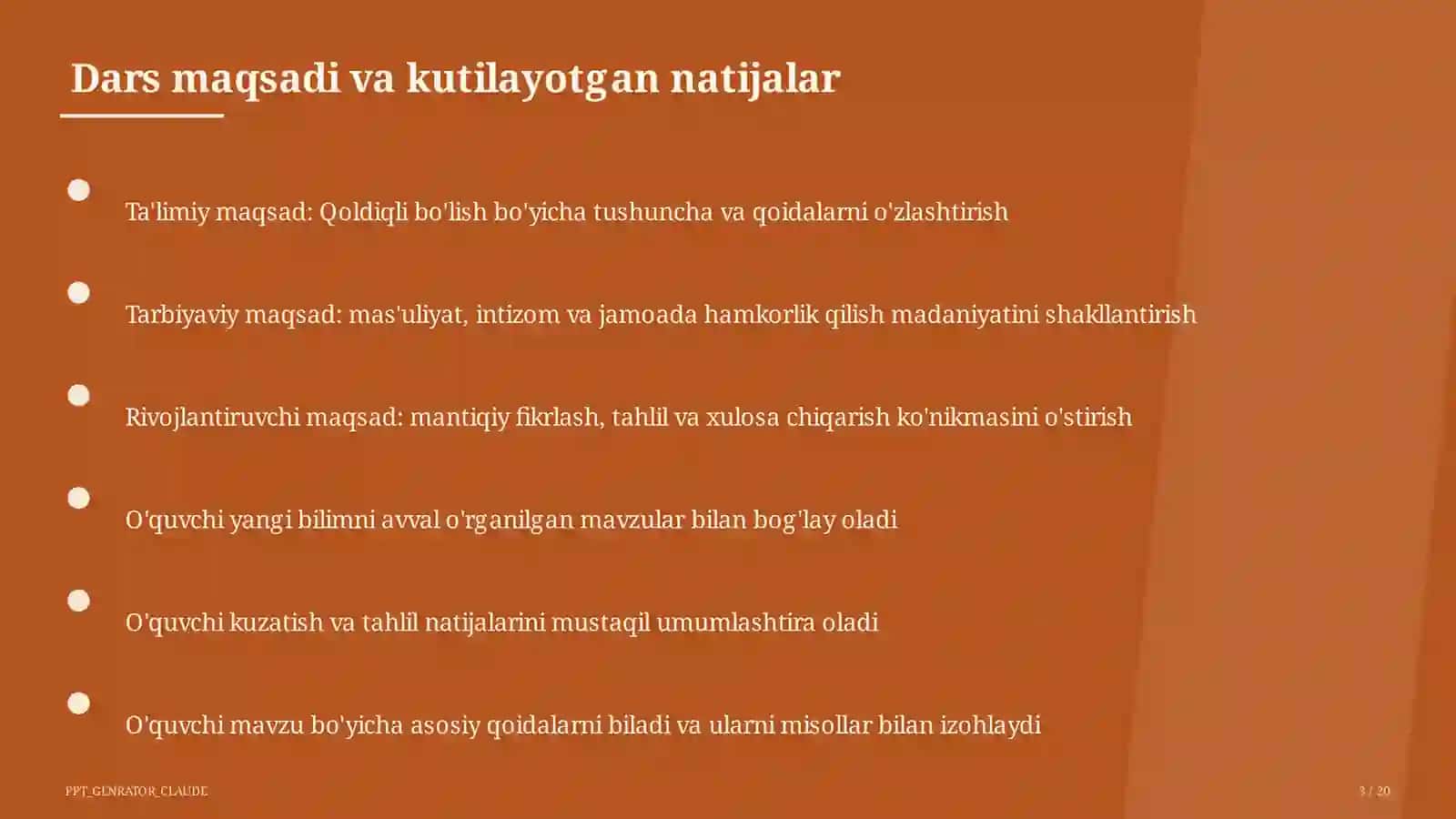 Qoldiqli bo'lish (3-sinf) 3