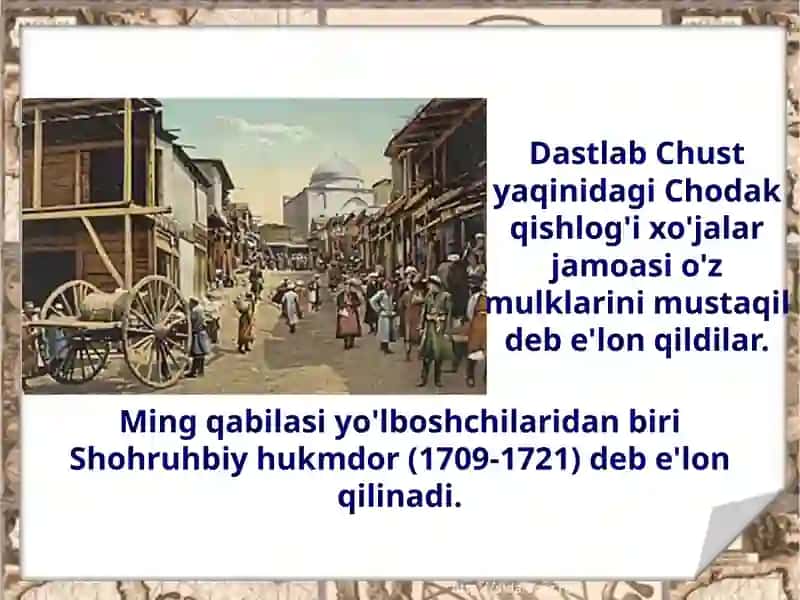 Qo'qon xonligining tashkili 3
