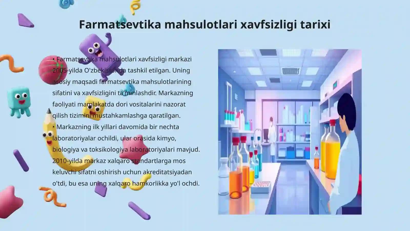 Farmatsevtika mahsulotlari xavfsizligi markazi davlat muassasasining labaratoriyalari tahlili 3