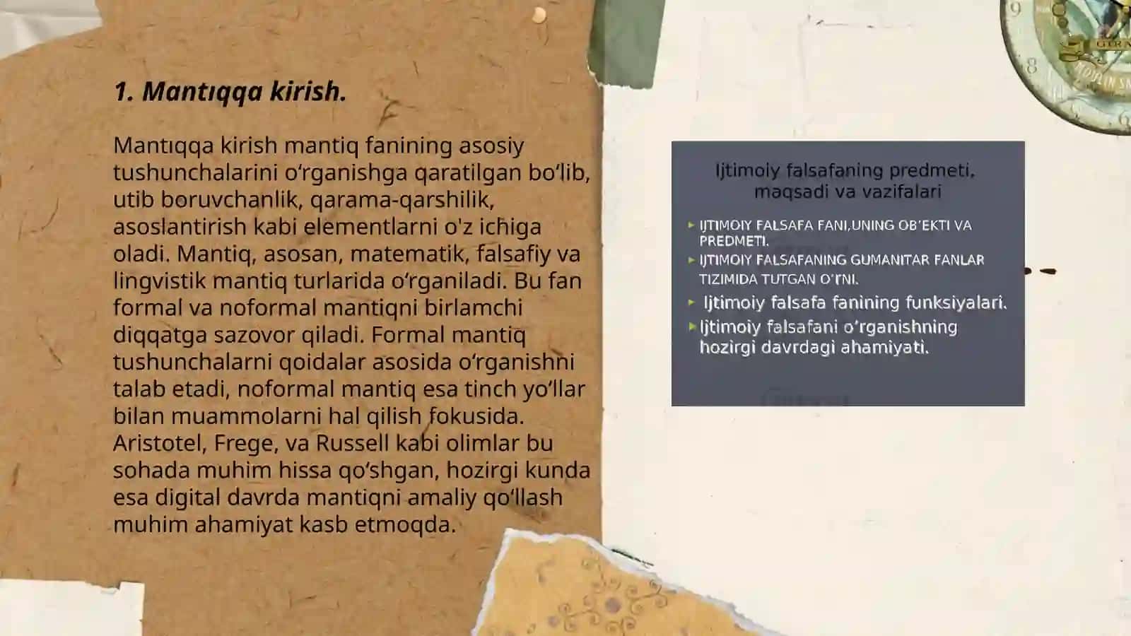 Falsafa: mantiq 3
