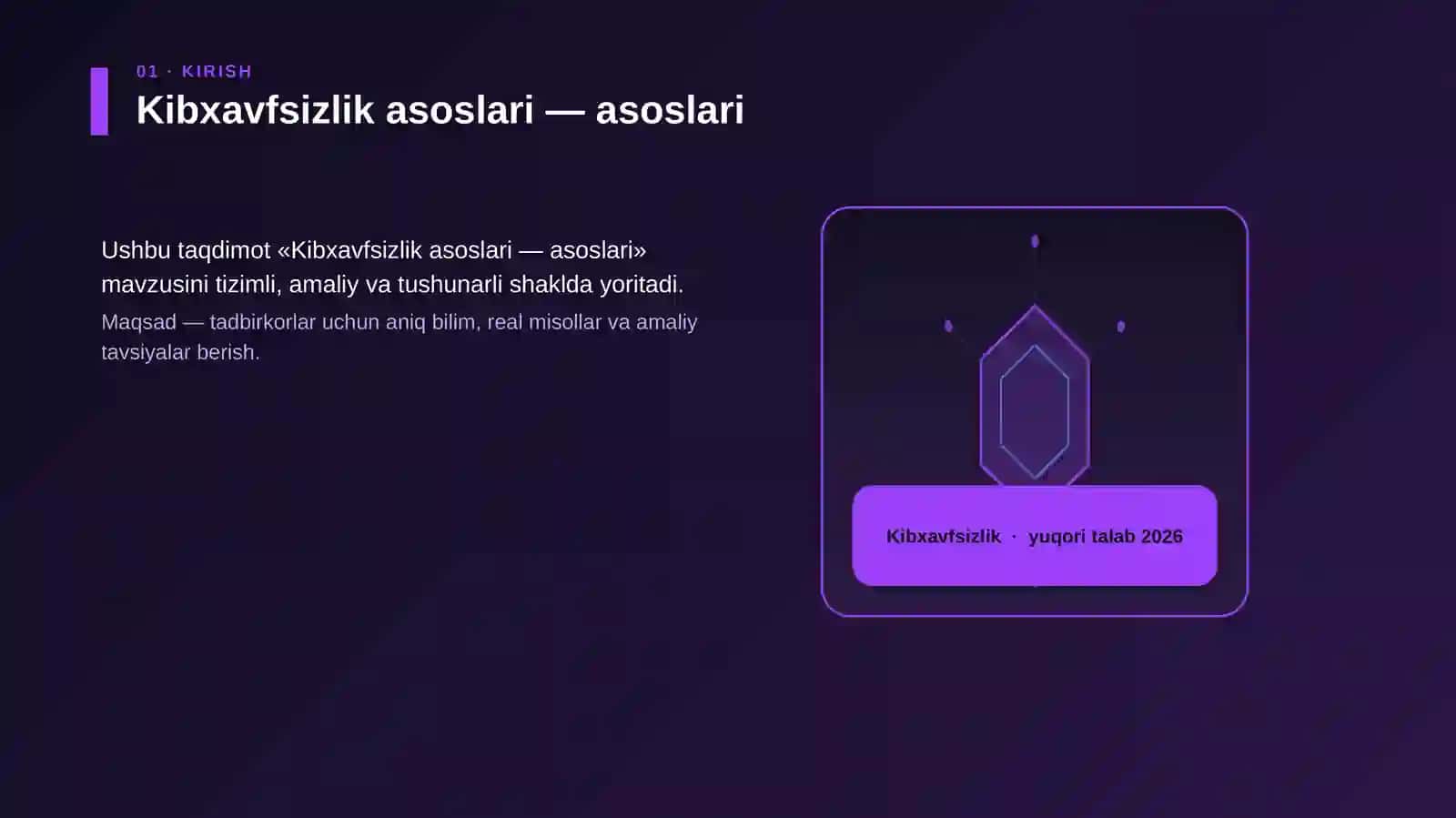 Kibxavfsizlik asoslari — asoslari 3