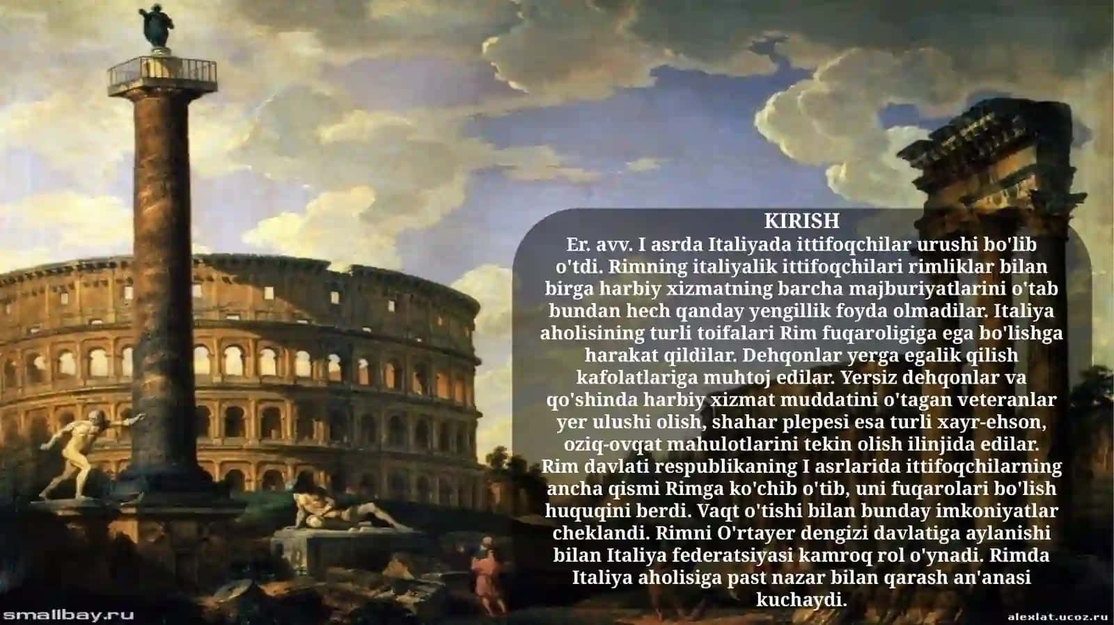 Rim Respublikasi inqirozi va Ilk Rim imperiyaning tashkil topishi 3