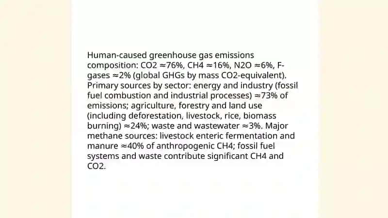 Global warming and human responsibility 3