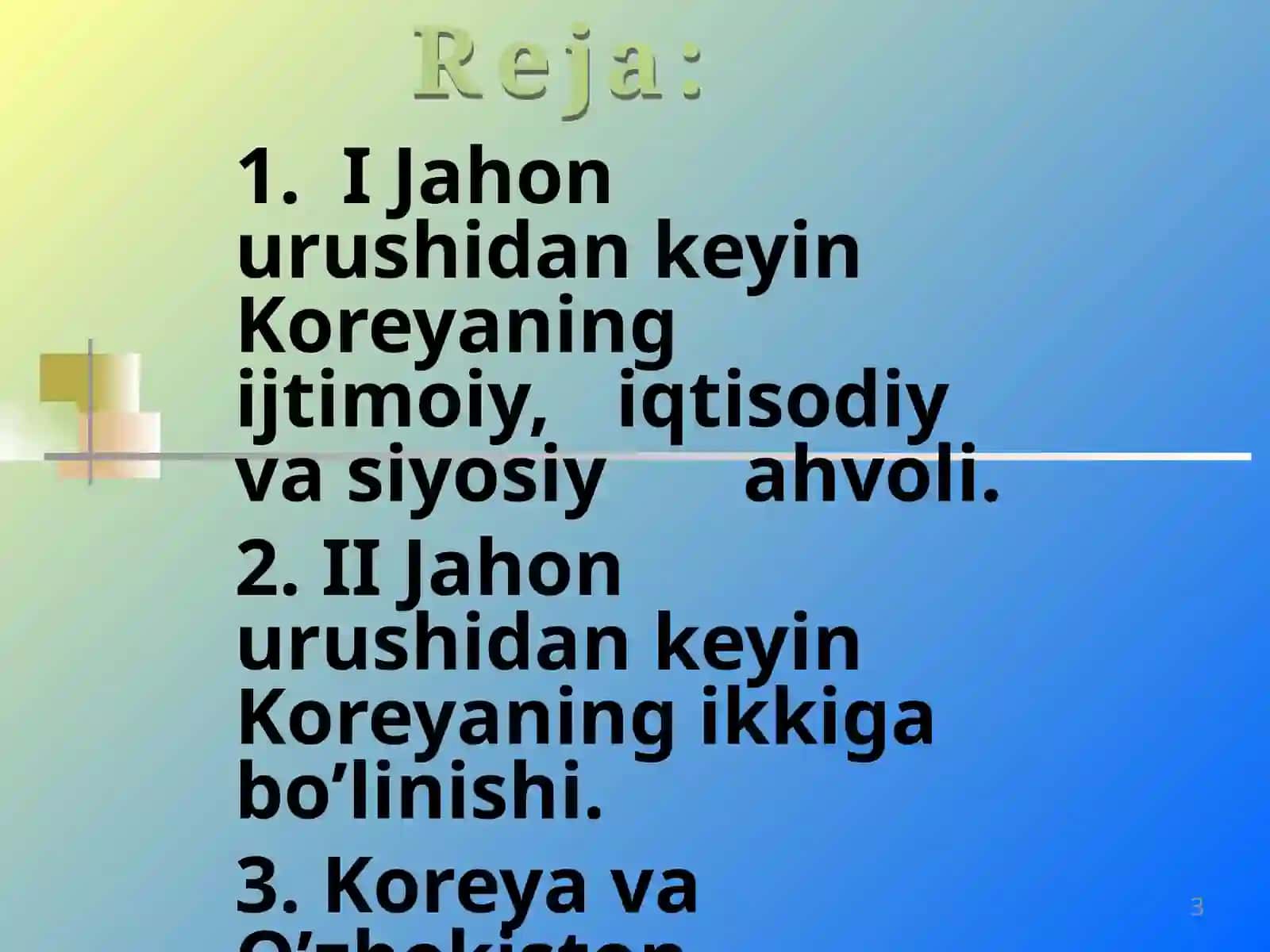 1918-2009 yillarda Koreya 3