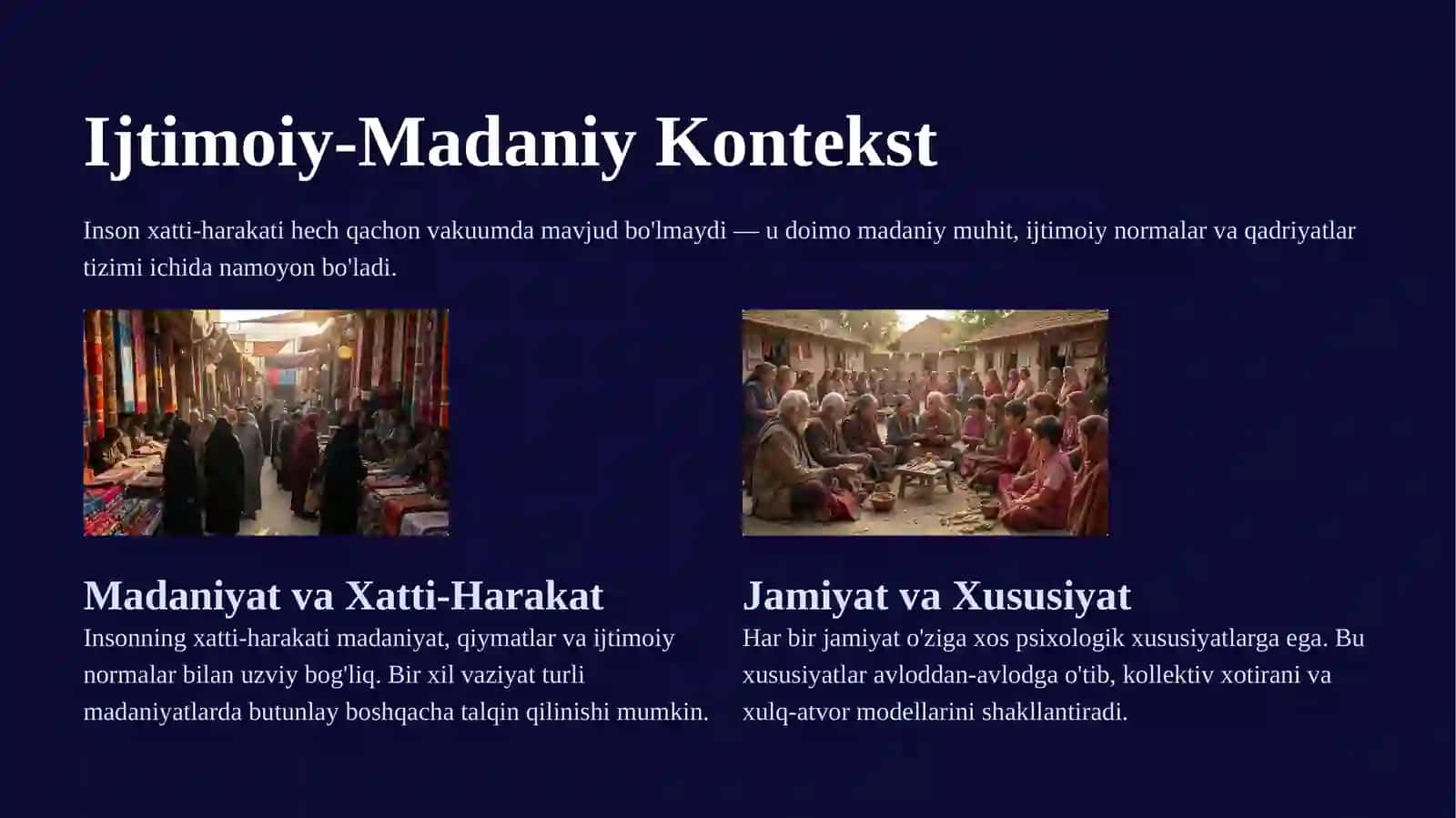Psixologiya: Ijtimoiy-Madaniy Hodisa 3