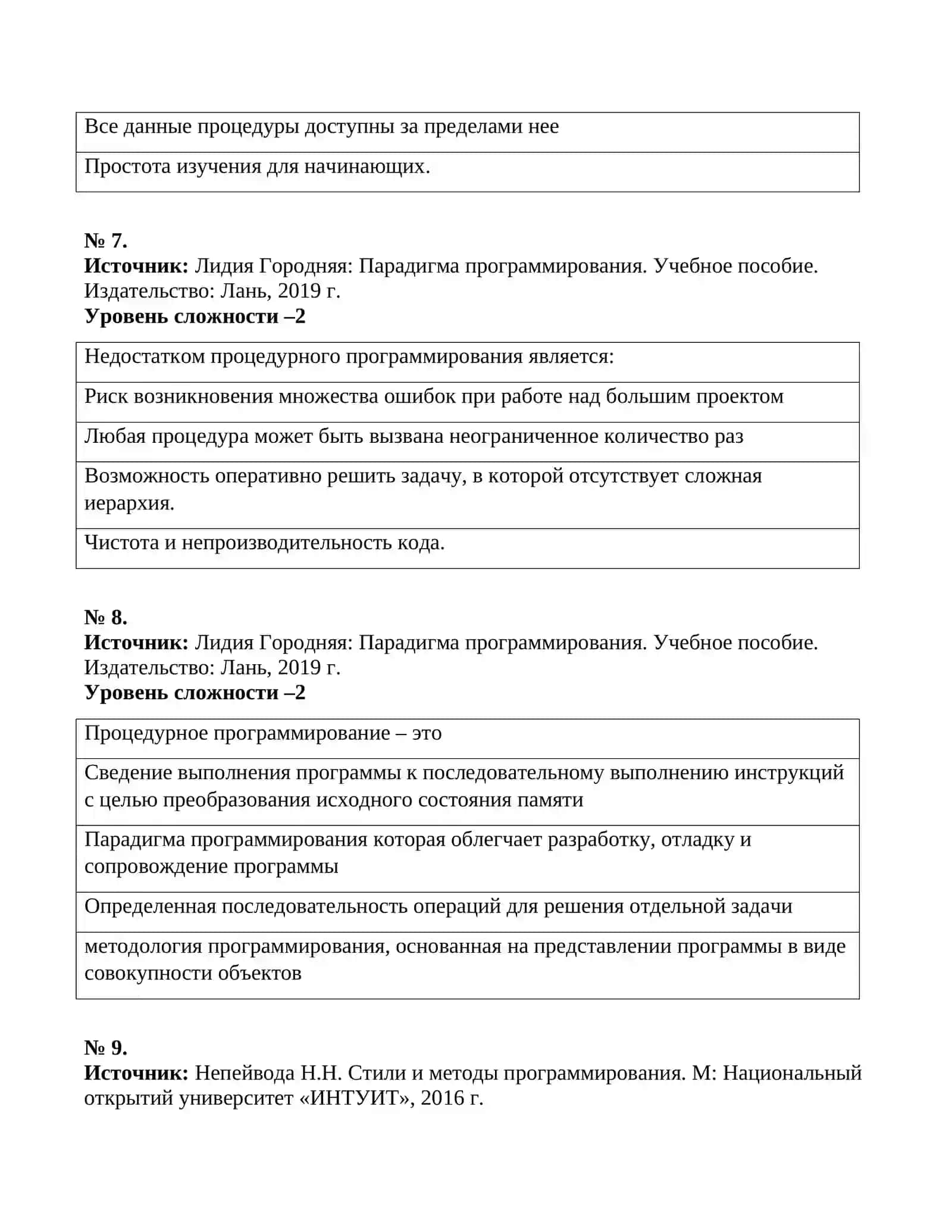 Парадигма программирования 3