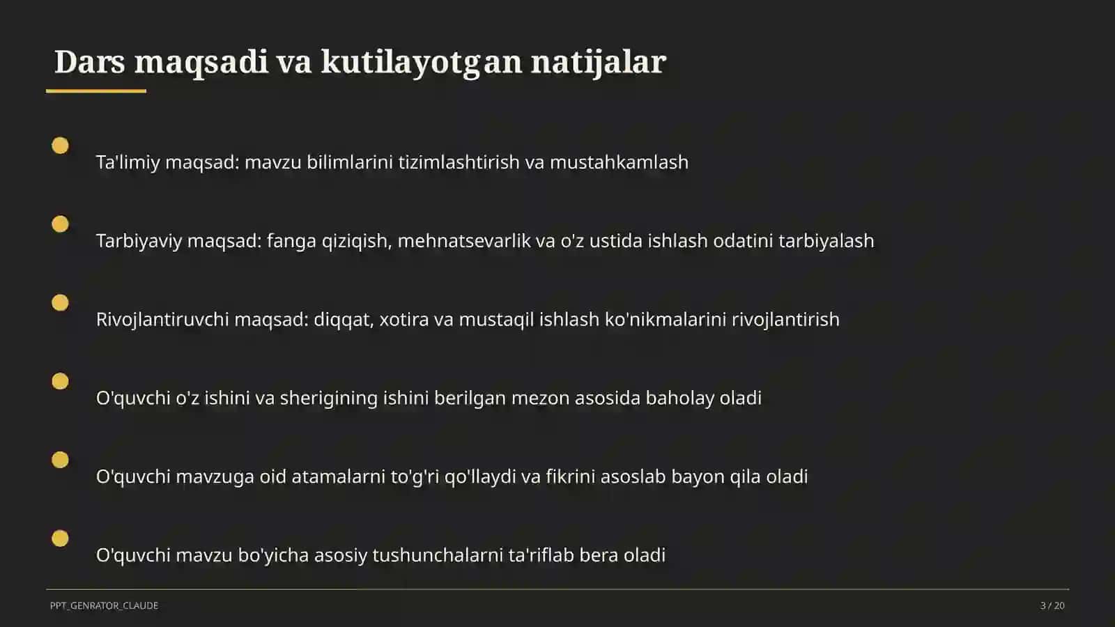 Koordinatalar metodi: to'g'ri chiziq va aylana tenglamalari (9-sinf) 3