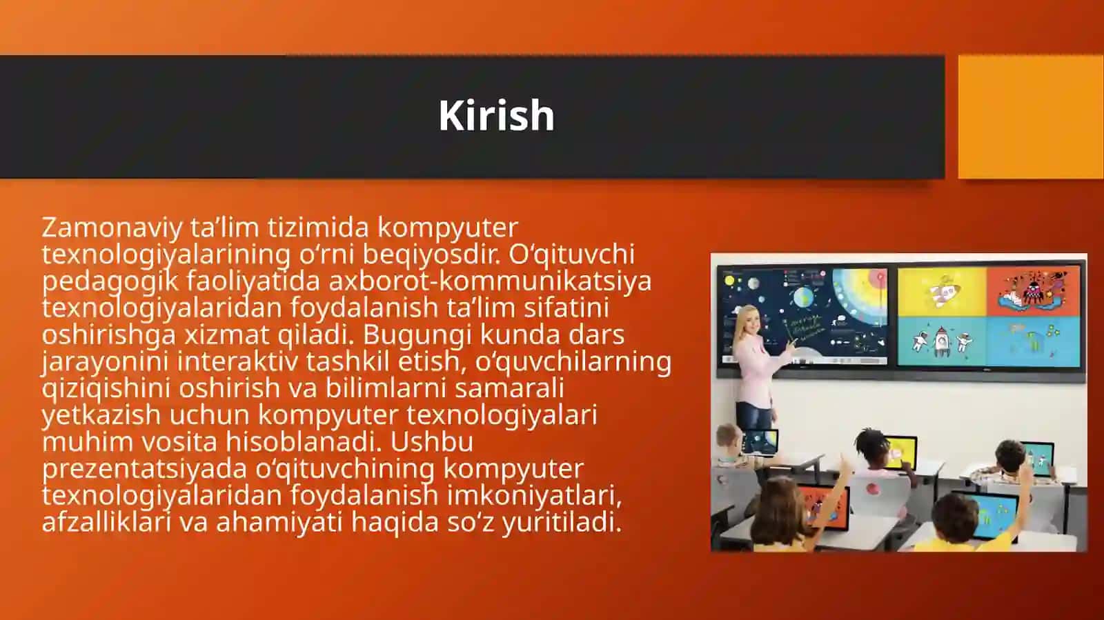 O'qituvchi pedagogik faoliyatda kompyuter texnologiyalaridan foydalanishi 3