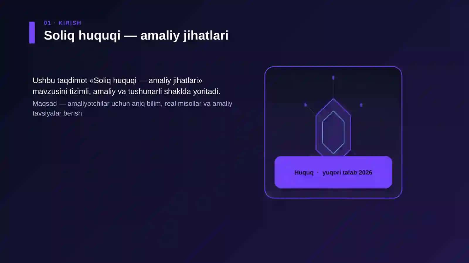 Soliq huquqi — amaliy jihatlari 3