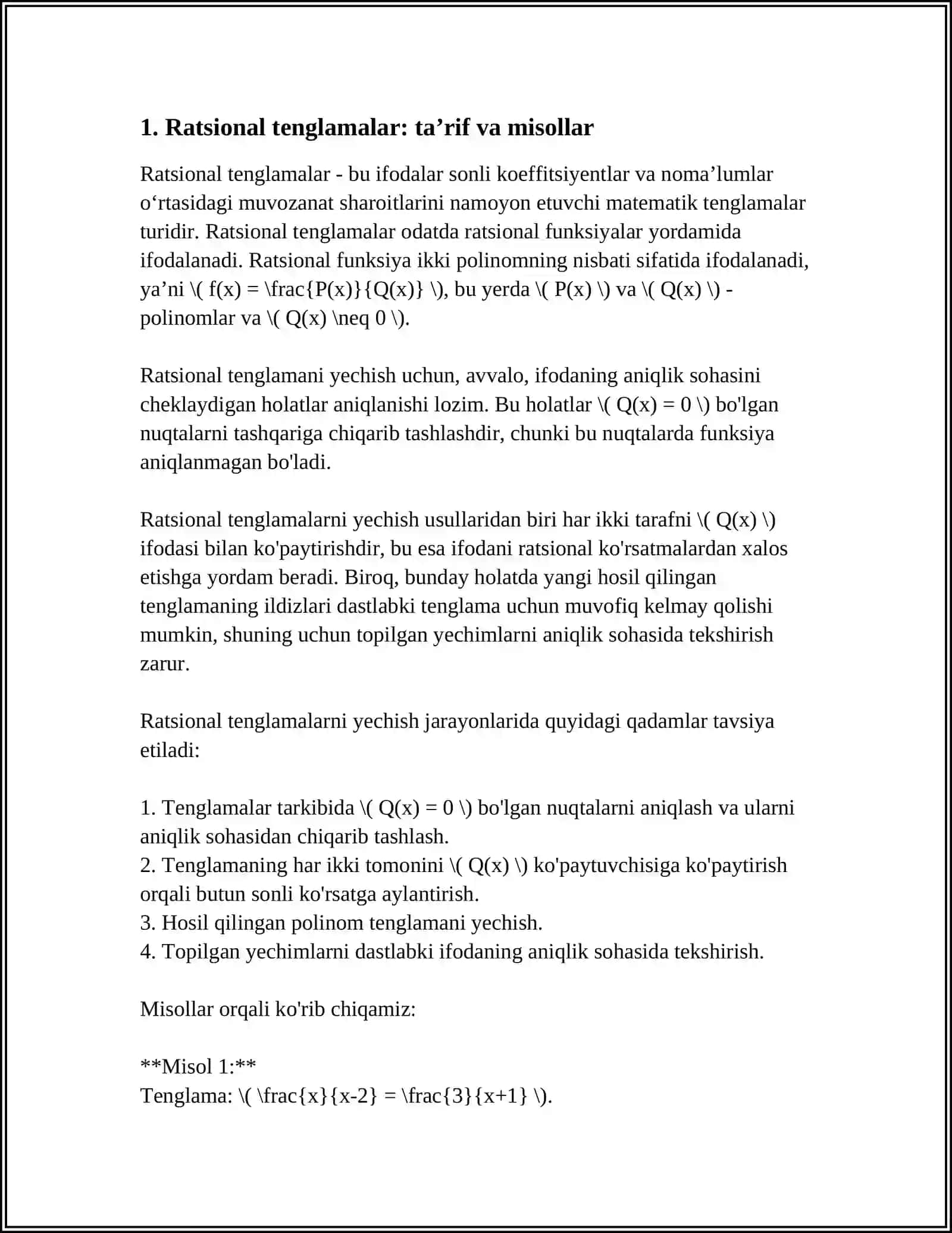 ERATSIYANAL TENGLAMALA 3