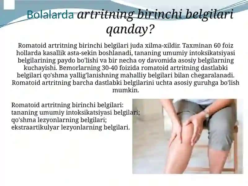 Bolalarda Revmatoid Artrit 3