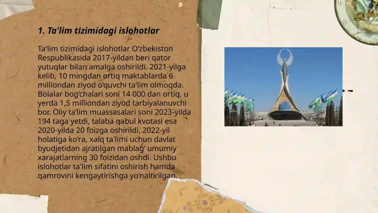 O'zbekistonda amalga oshirilgan ijtimoiy islohotlar 3