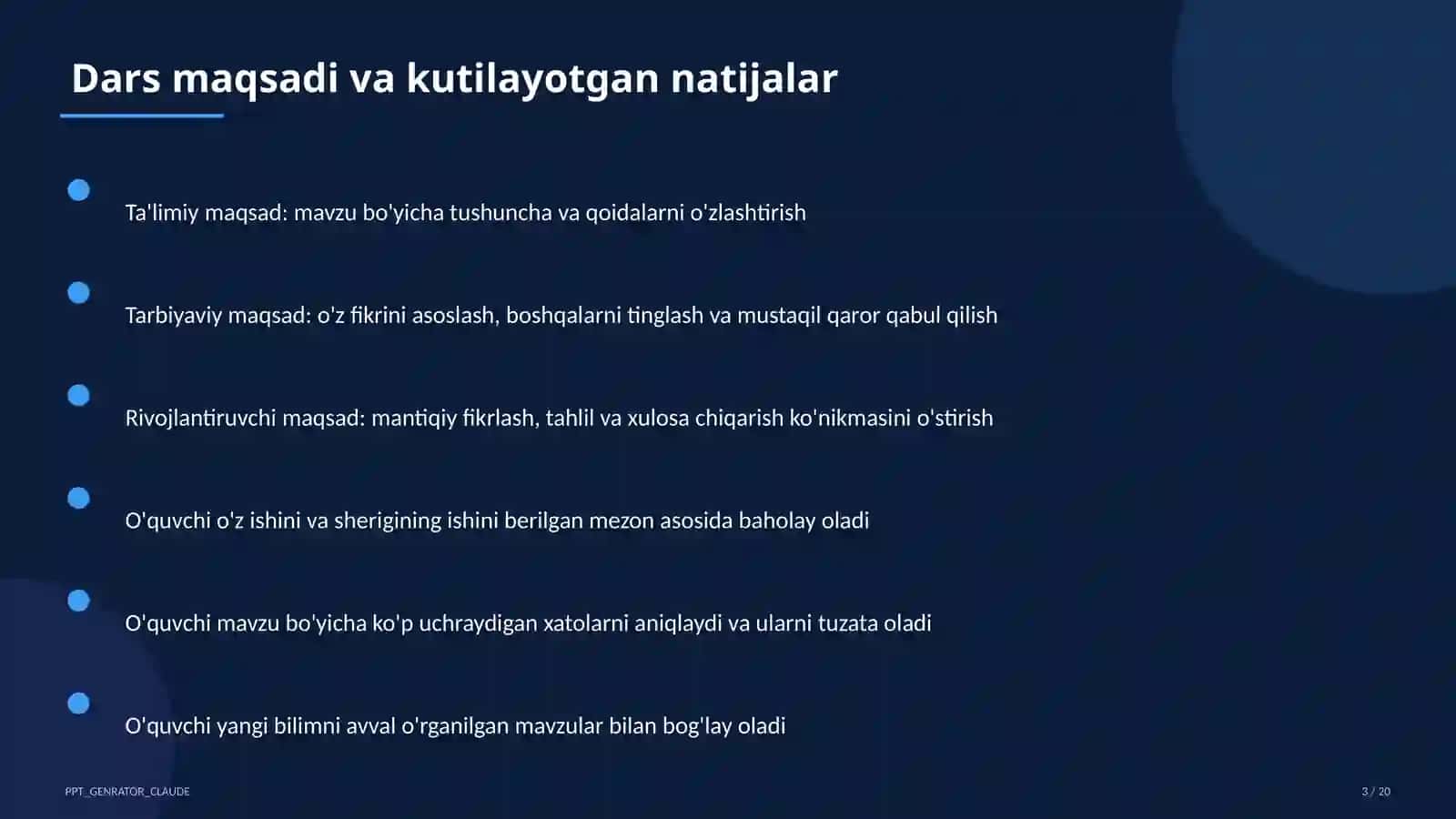 Moddalar va ularning xossalari: sof modda va aralashma (7-sinf) 3