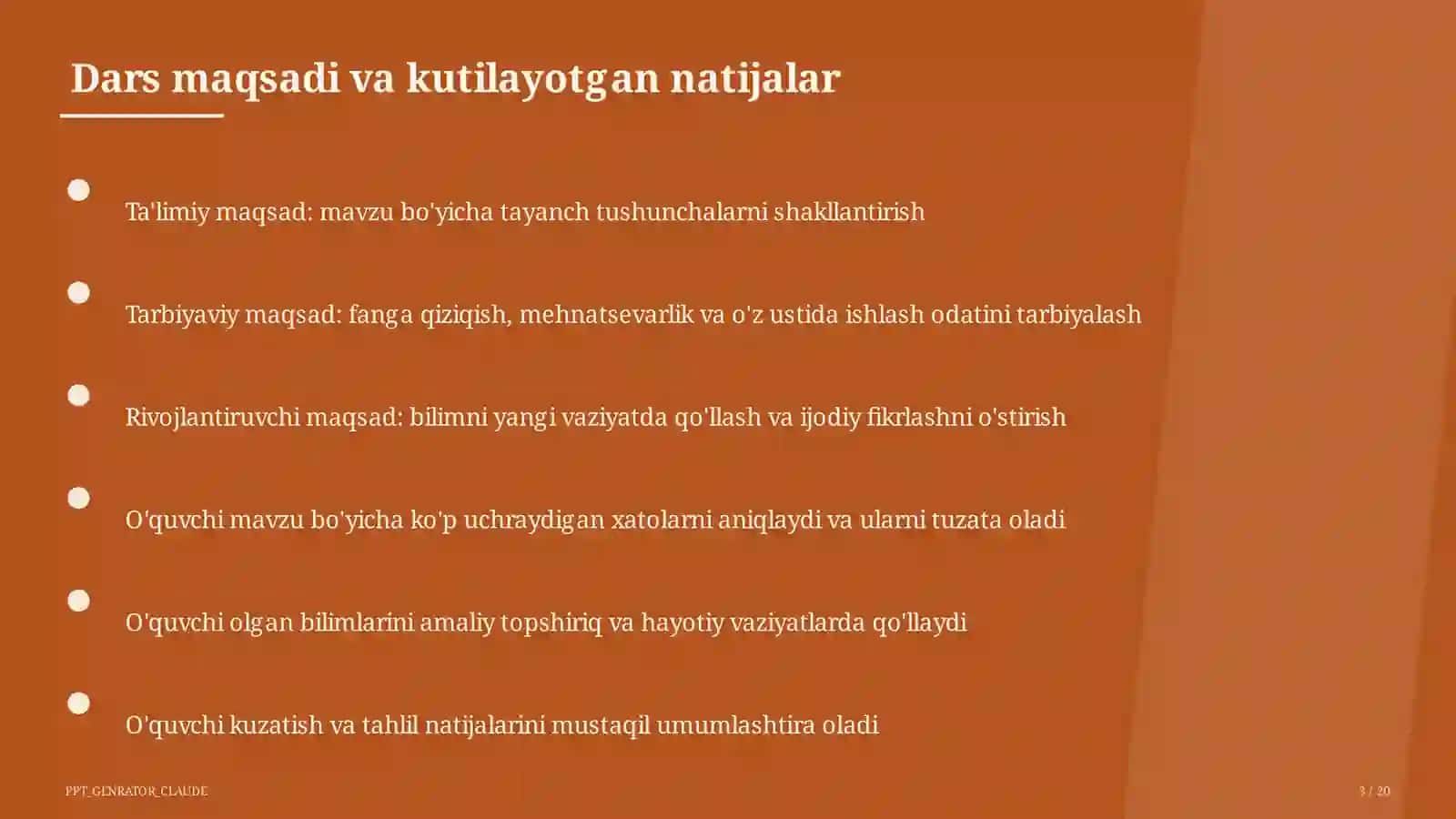 Insho yozish metodikasi: esse va maqola (11-sinf) 3