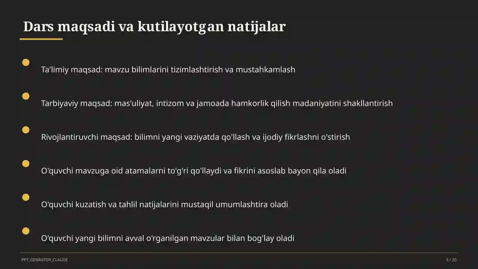 Mustaqil O'zbekistonning davlat ramzlari va Konstitutsiyasi (11-sinf) 3