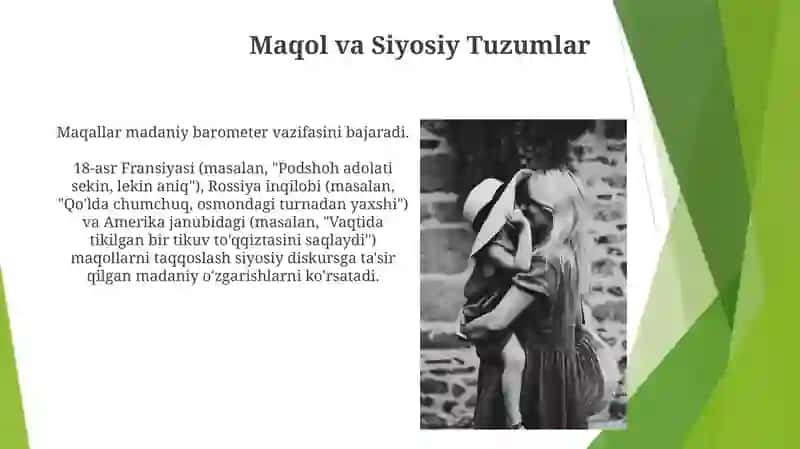 Maqol va Siyosiy Tuzumlar 3