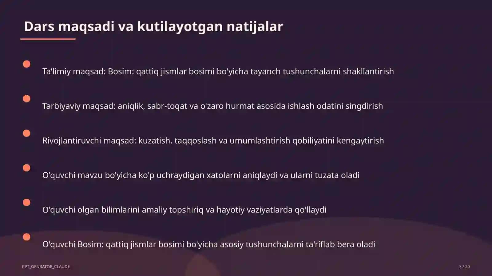 Bosim: qattiq jismlar bosimi (6-sinf) 3